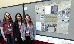 Monica Genuardi, Darcy Calabria, Jane Skinner for TEL AKKO at the American Society for American Archaeology conference